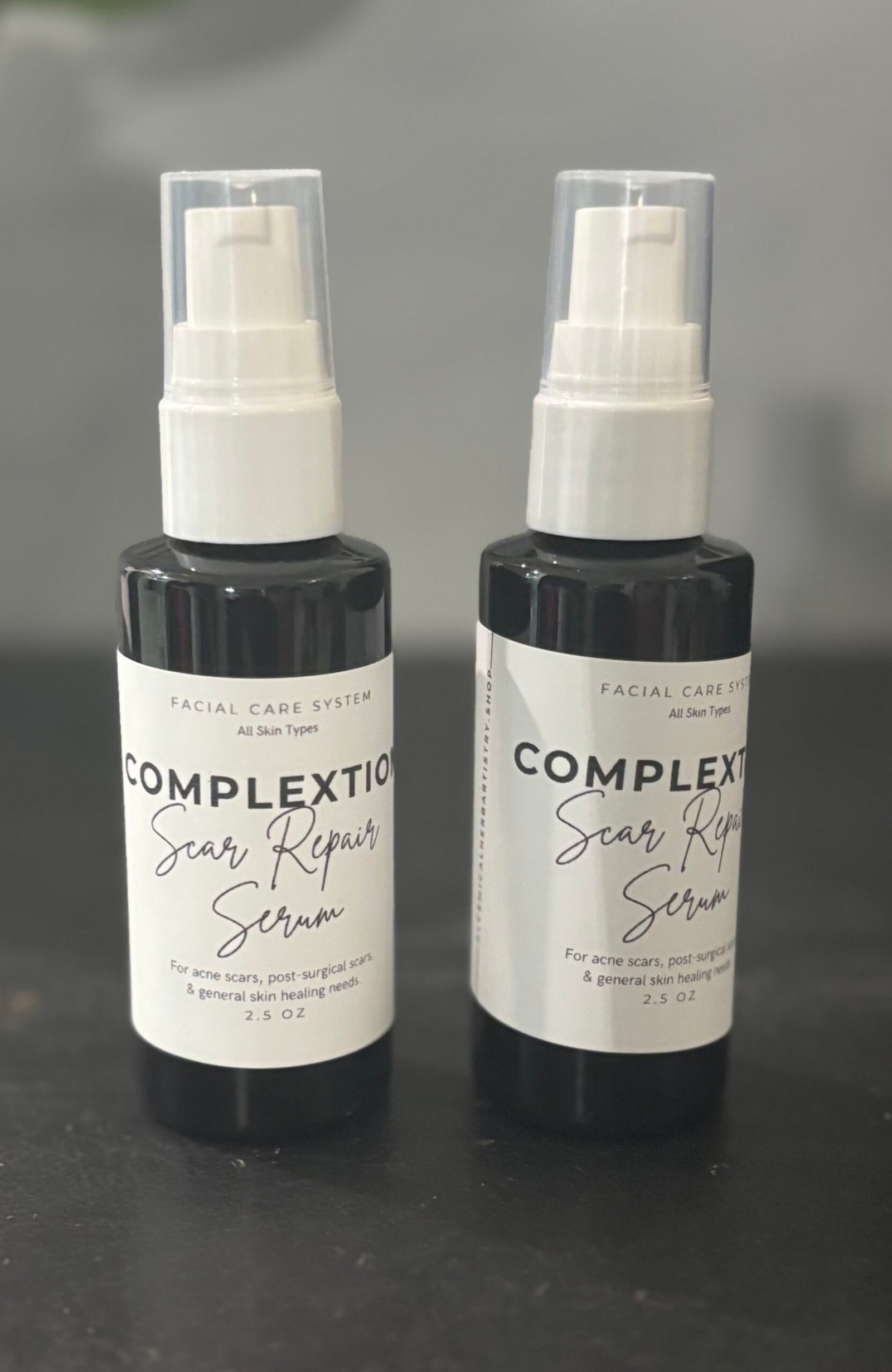 Complexion Scar Repair Serum – 2.5oz Treatment Pump Bottle