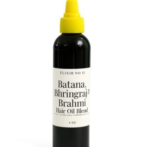 Batana, Bhringraj & Brahmi Hair Oil Blend (Grow & Strengthen) (4oz)